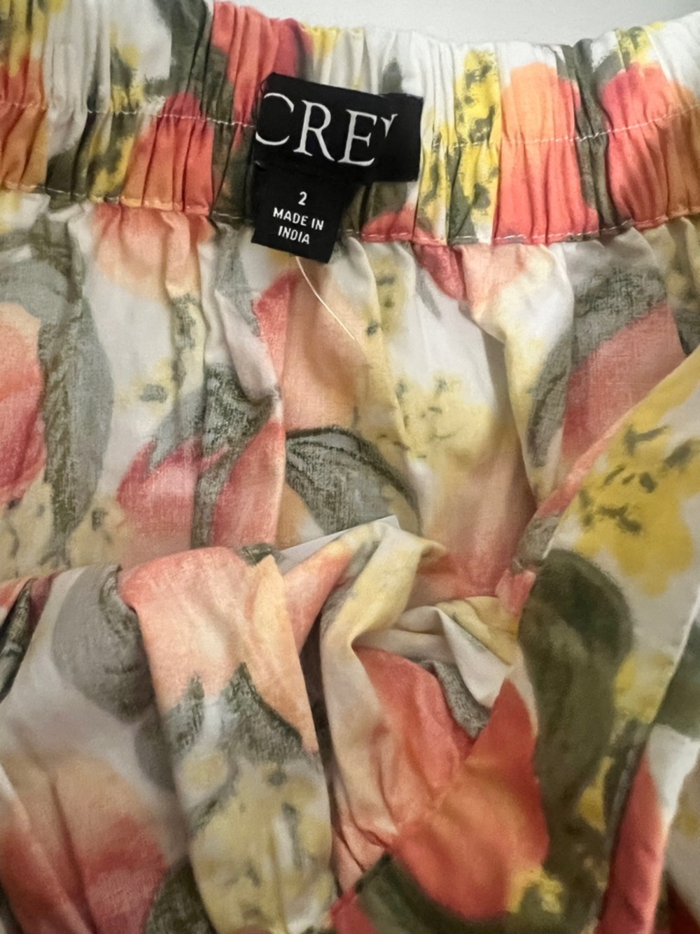 NWT J. Crew A-line Flowy Maxi Skirt in Peach Print - Size 2 - Picture 9 of 16